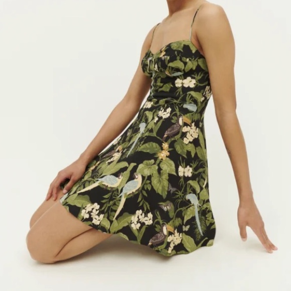 Reformation Saskia Dress - Birds of Paradise